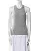Leset Scoop Neck Sleeveless Top