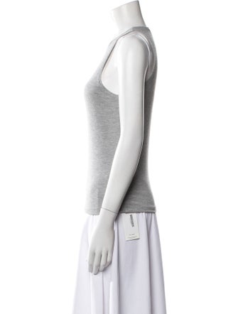 Leset Scoop Neck Sleeveless Top