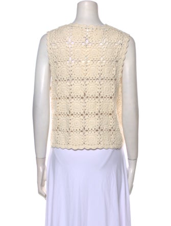 Leset Patterned V-Neck Sweater