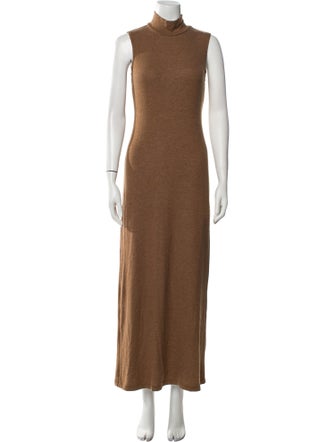 Leset Turtleneck Long Dress