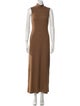 Leset Turtleneck Long Dress