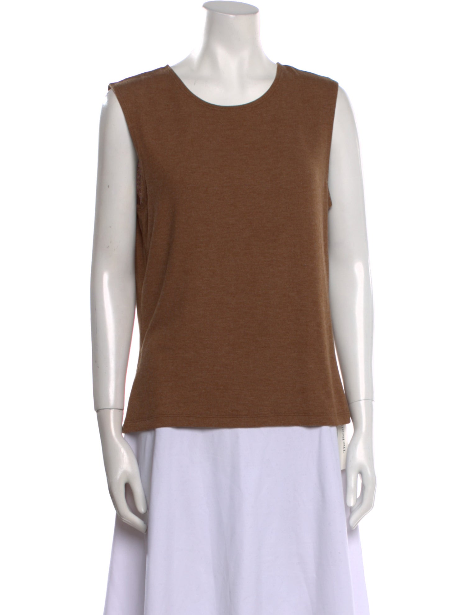 Leset Scoop Neck Sleeveless Top
