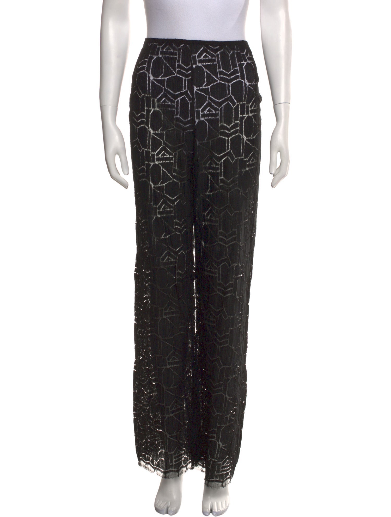Leset Printed Wide Leg Pants