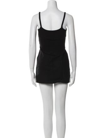 Leset Square Neckline Mini Dress