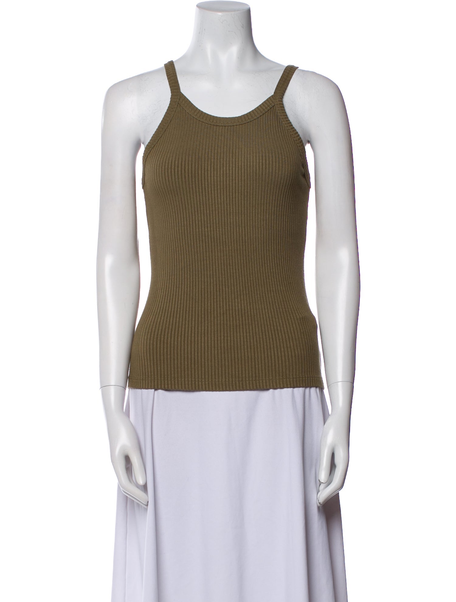 Leset Scoop Neck Sleeveless Top