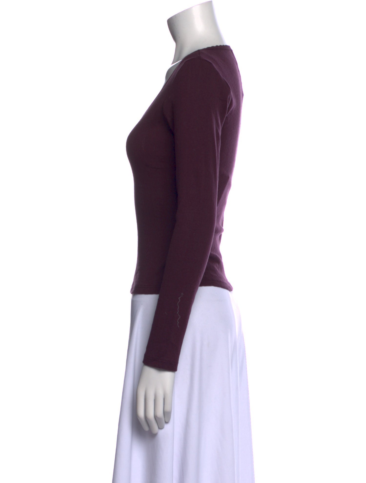 Leset Scoop Neck Long Sleeve Top w/ Tags