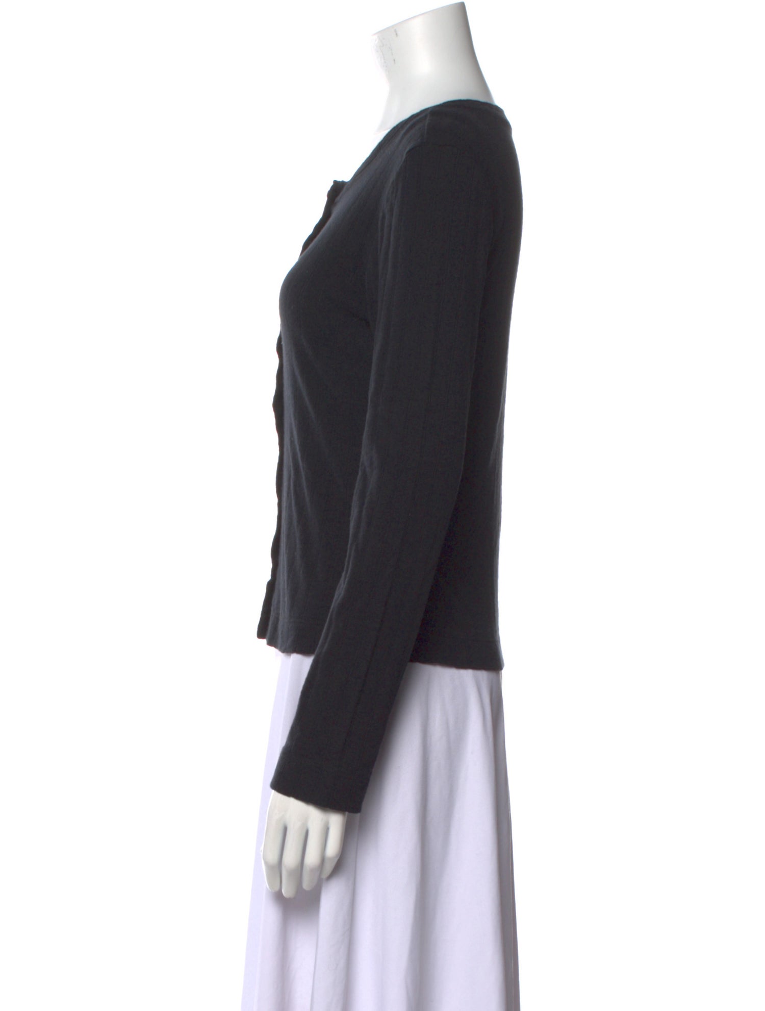 Leset Scoop Neck Long Sleeve Top