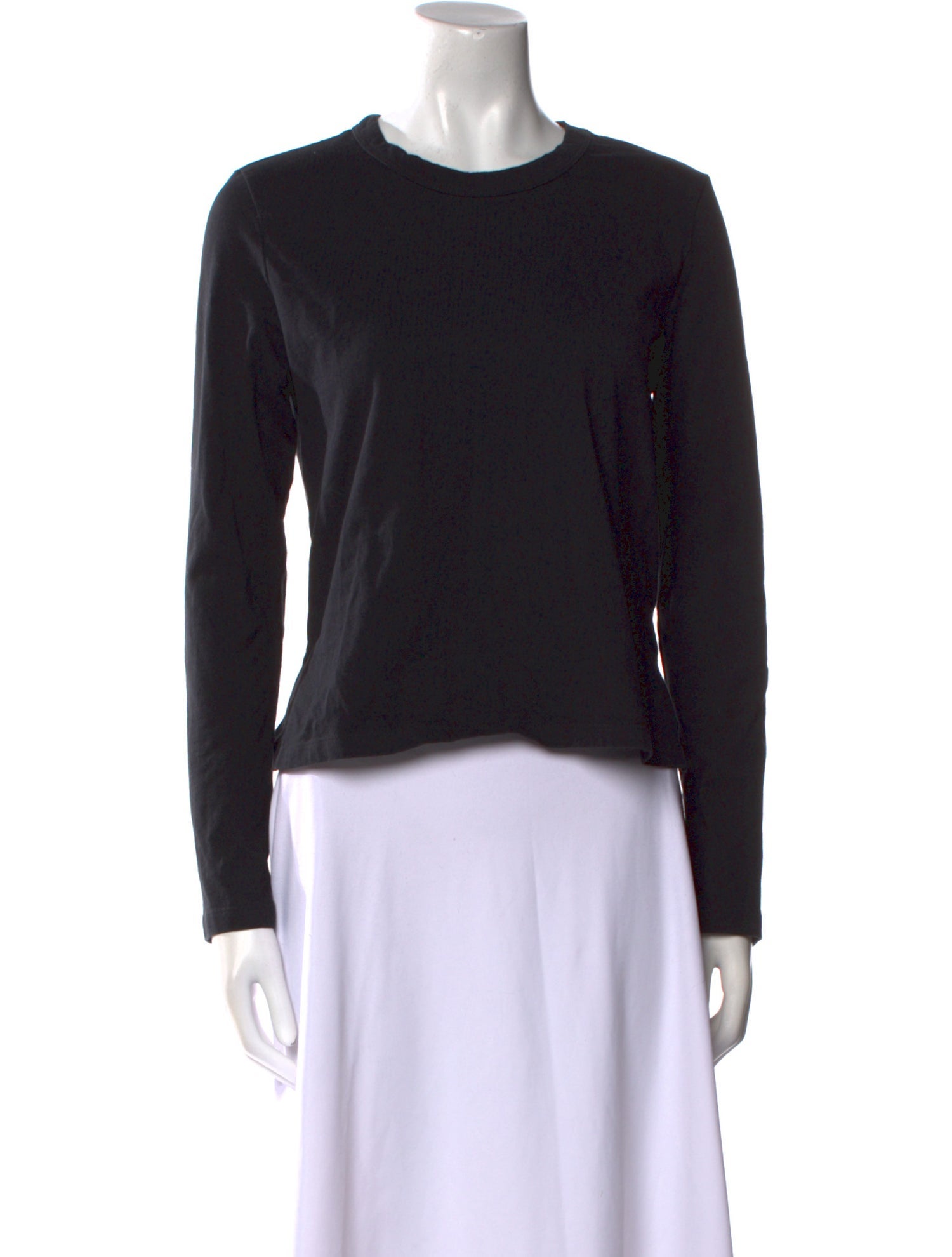 Leset Crew Neck Long Sleeve Top