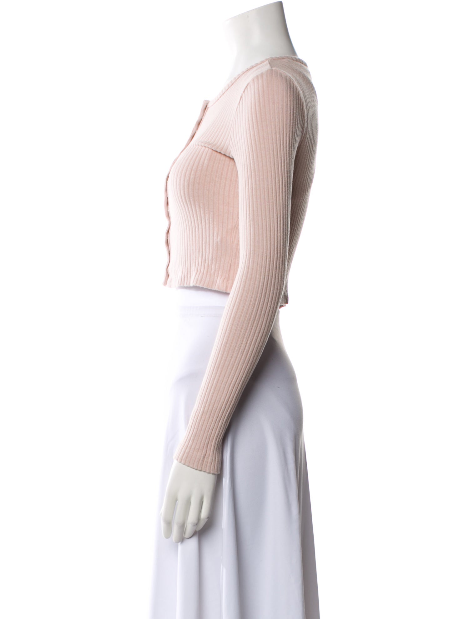 Leset Crew Neck Long Sleeve Crop Top