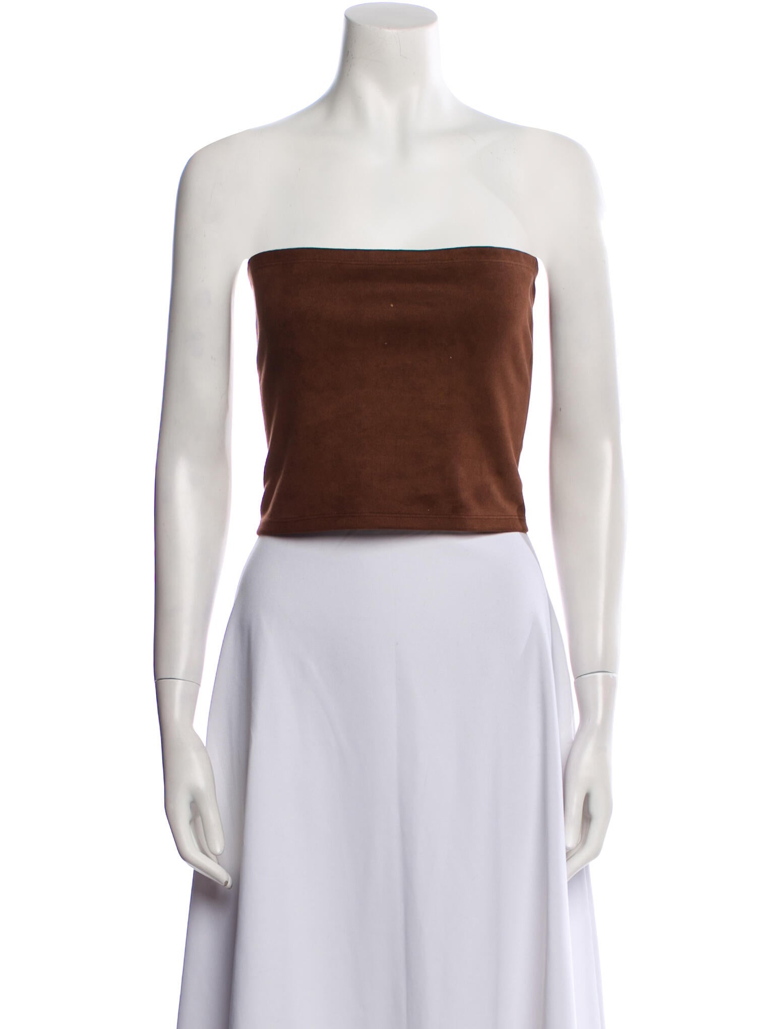 Leset Strapless Crop Top