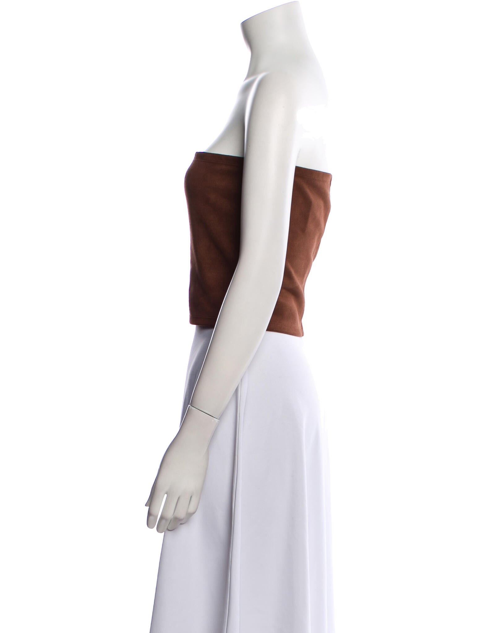 Leset Strapless Crop Top