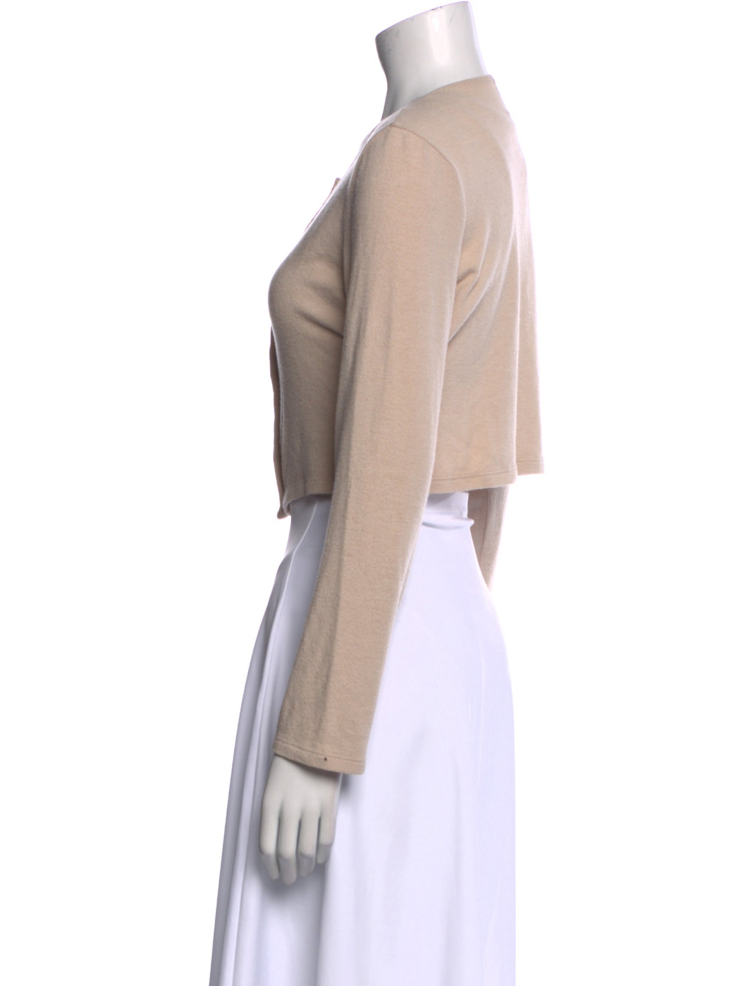 Leset Crew Neck Long Sleeve Crop Top