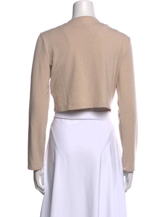 Leset Crew Neck Long Sleeve Crop Top