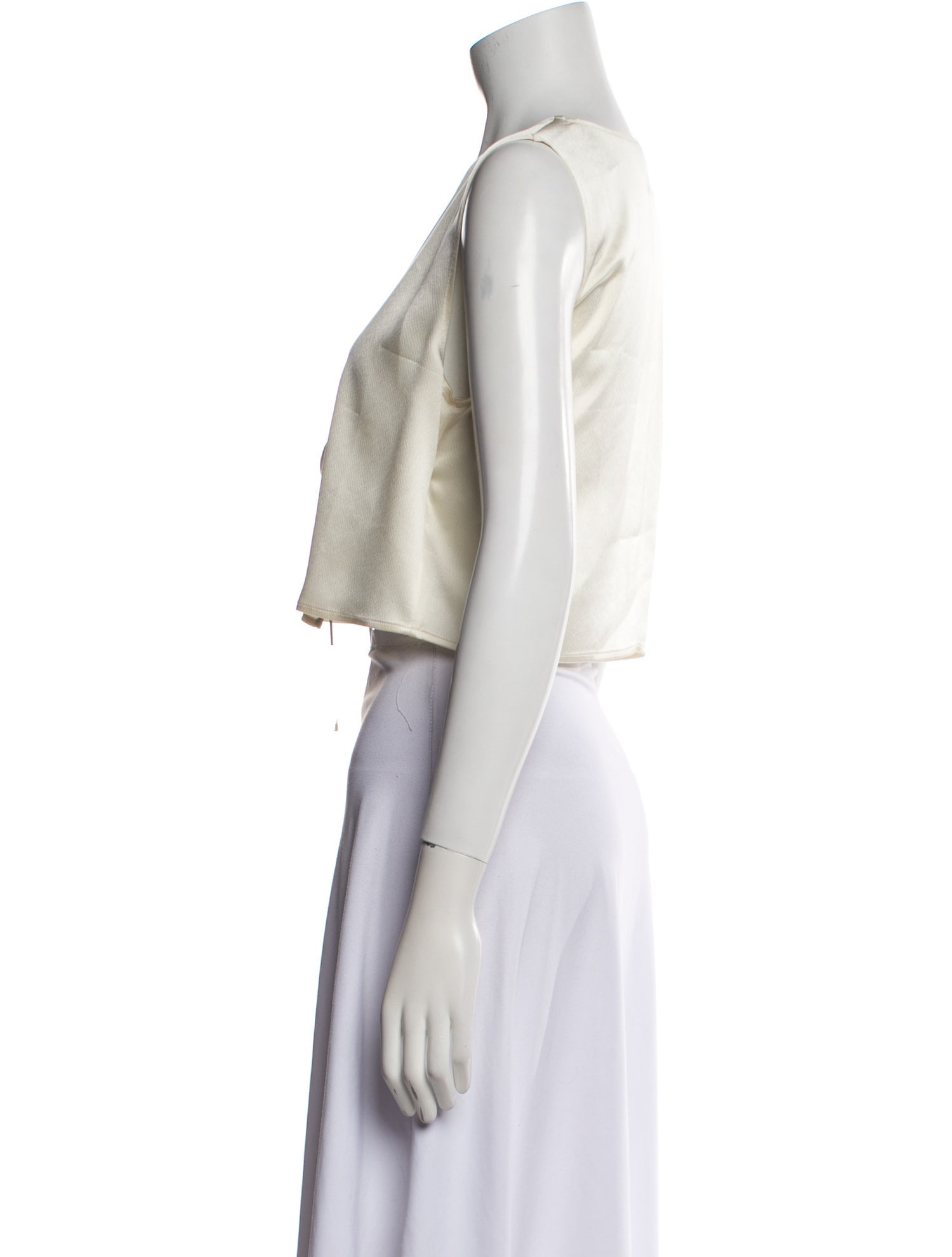 Leset V-Neck Sleeveless Crop Top w/ Tags