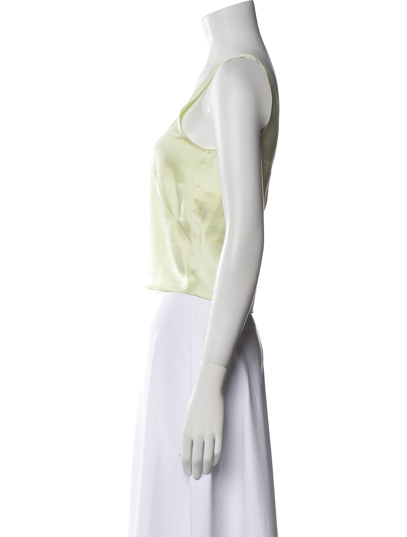 Leset Scoop Neck Sleeveless Crop Top w/ Tags