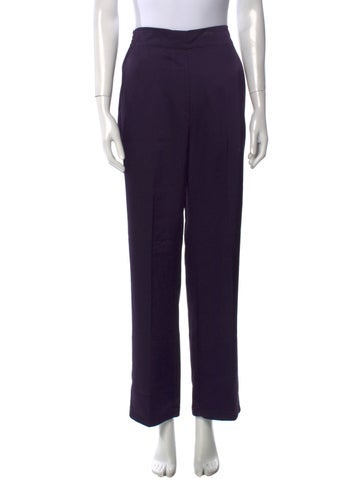 Pre-owned Leset Straight Leg Pants In Purple