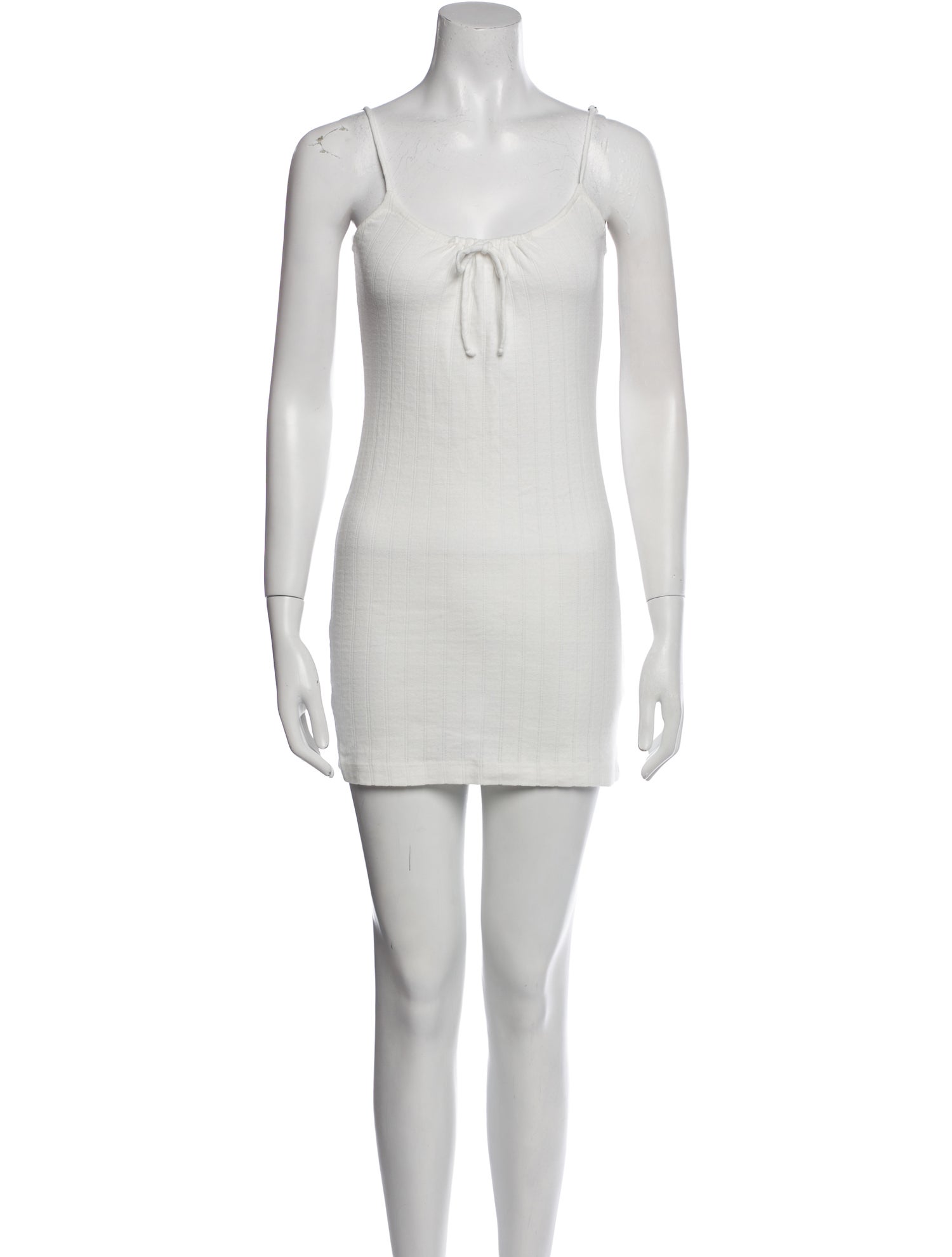 Leset Scoop Neck Mini Dress