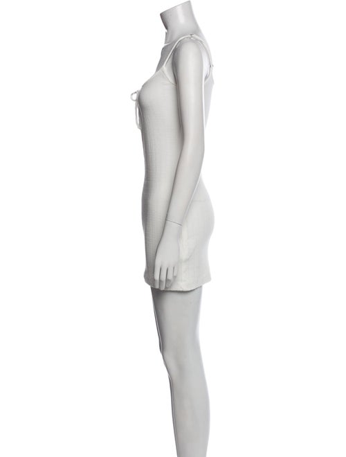 Leset Scoop Neck Mini Dress