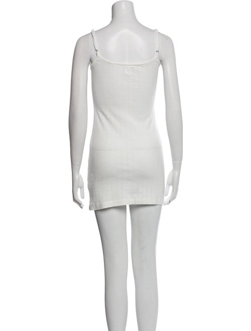 Leset Scoop Neck Mini Dress