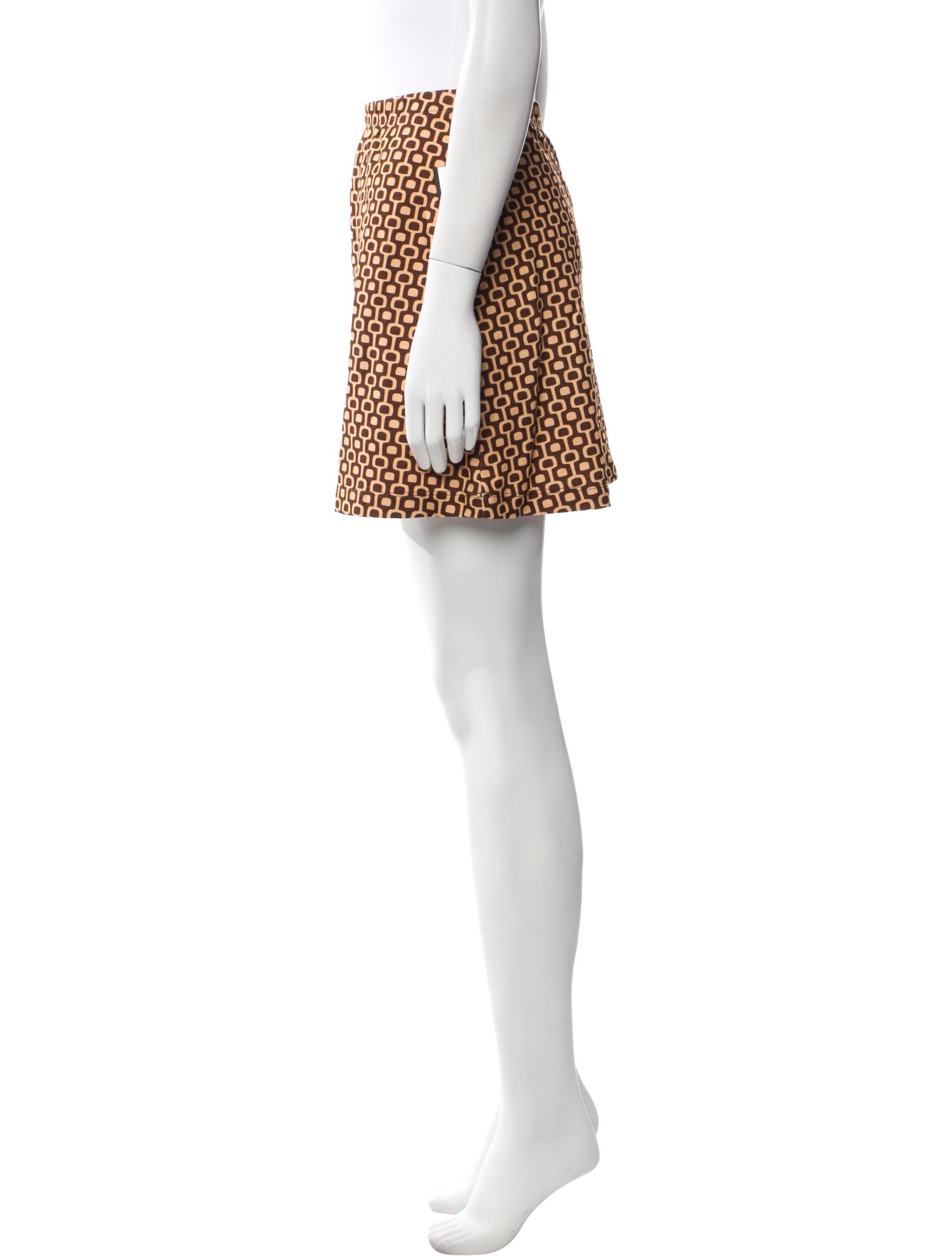 Leset Printed Mini Skirt w/ Tags