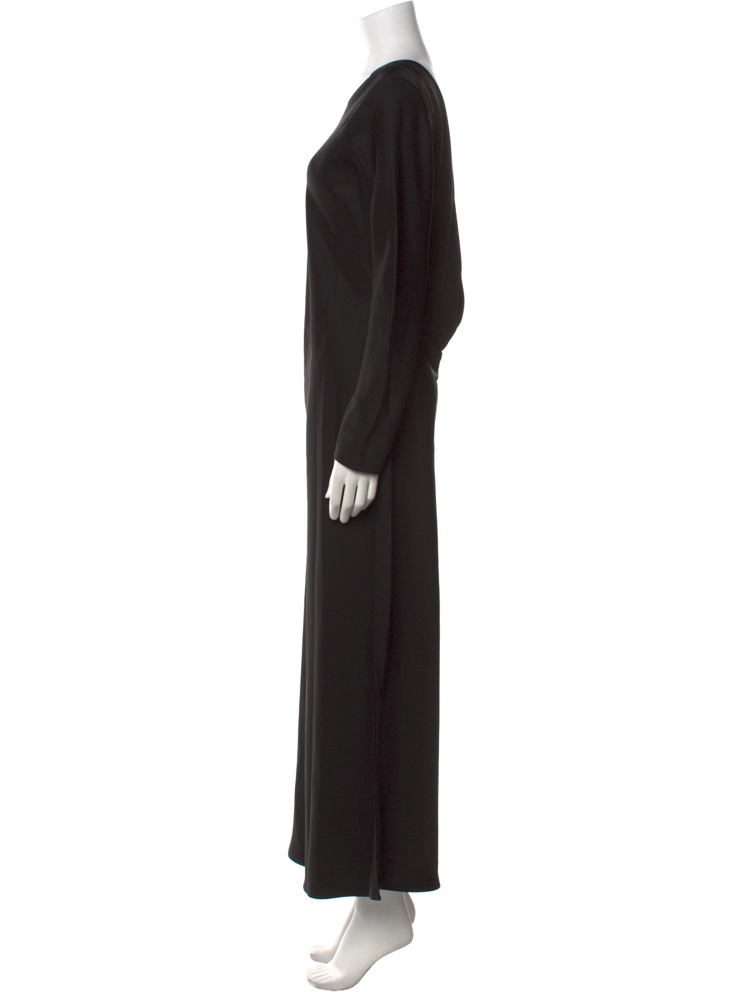 Leset Scoop Neck Long Dress