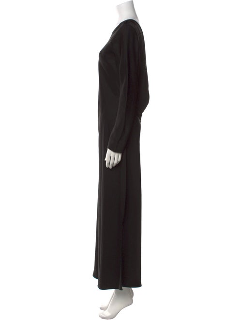 Leset Scoop Neck Long Dress