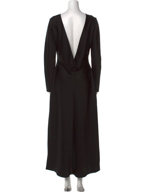 Leset Scoop Neck Long Dress