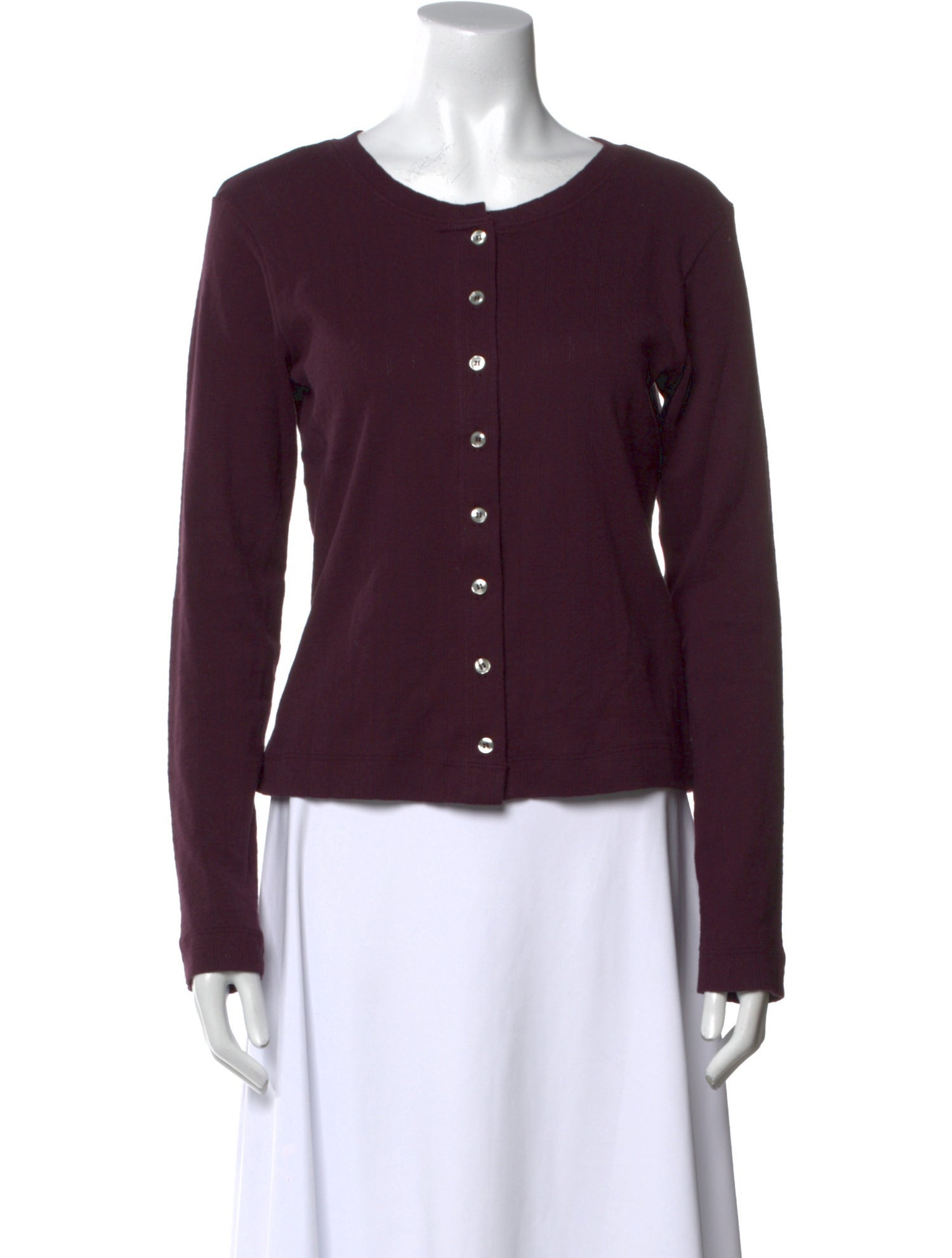 Leset Scoop Neck Long Sleeve Top