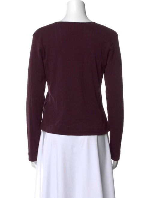 Leset Scoop Neck Long Sleeve Top