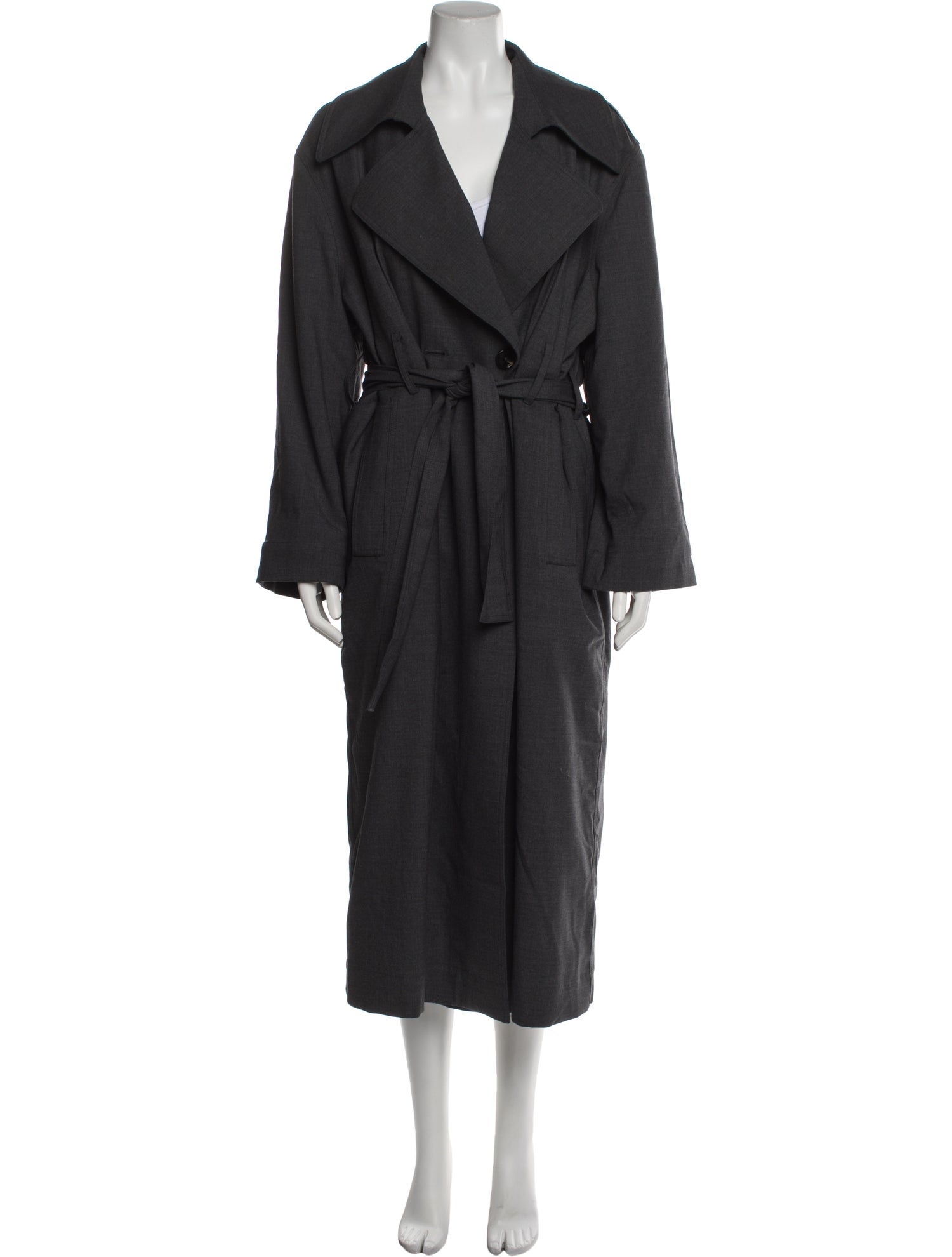 Leset Wool Trench Coat