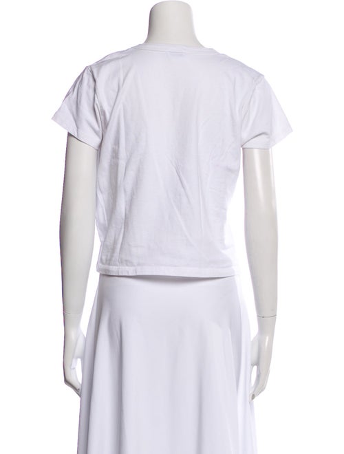 Leset Crew Neck Short Sleeve Crop Top