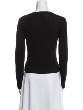 Leset Scoop Neck Long Sleeve Top