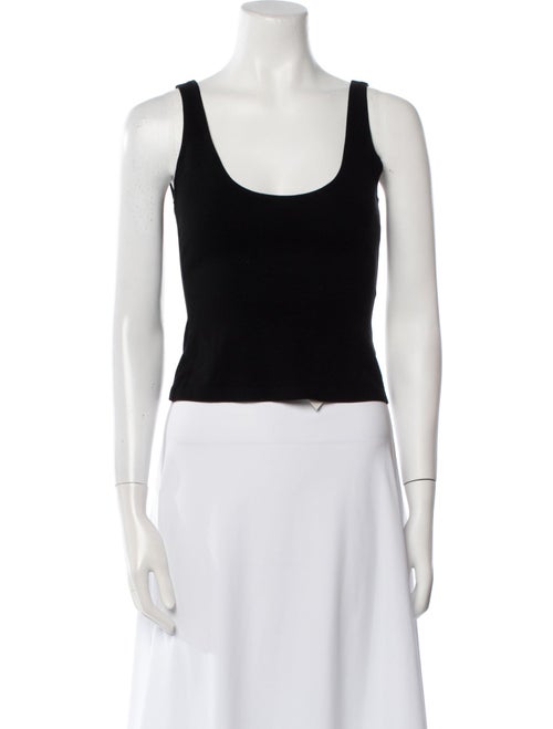 Leset Scoop Neck Sleeveless Crop Top