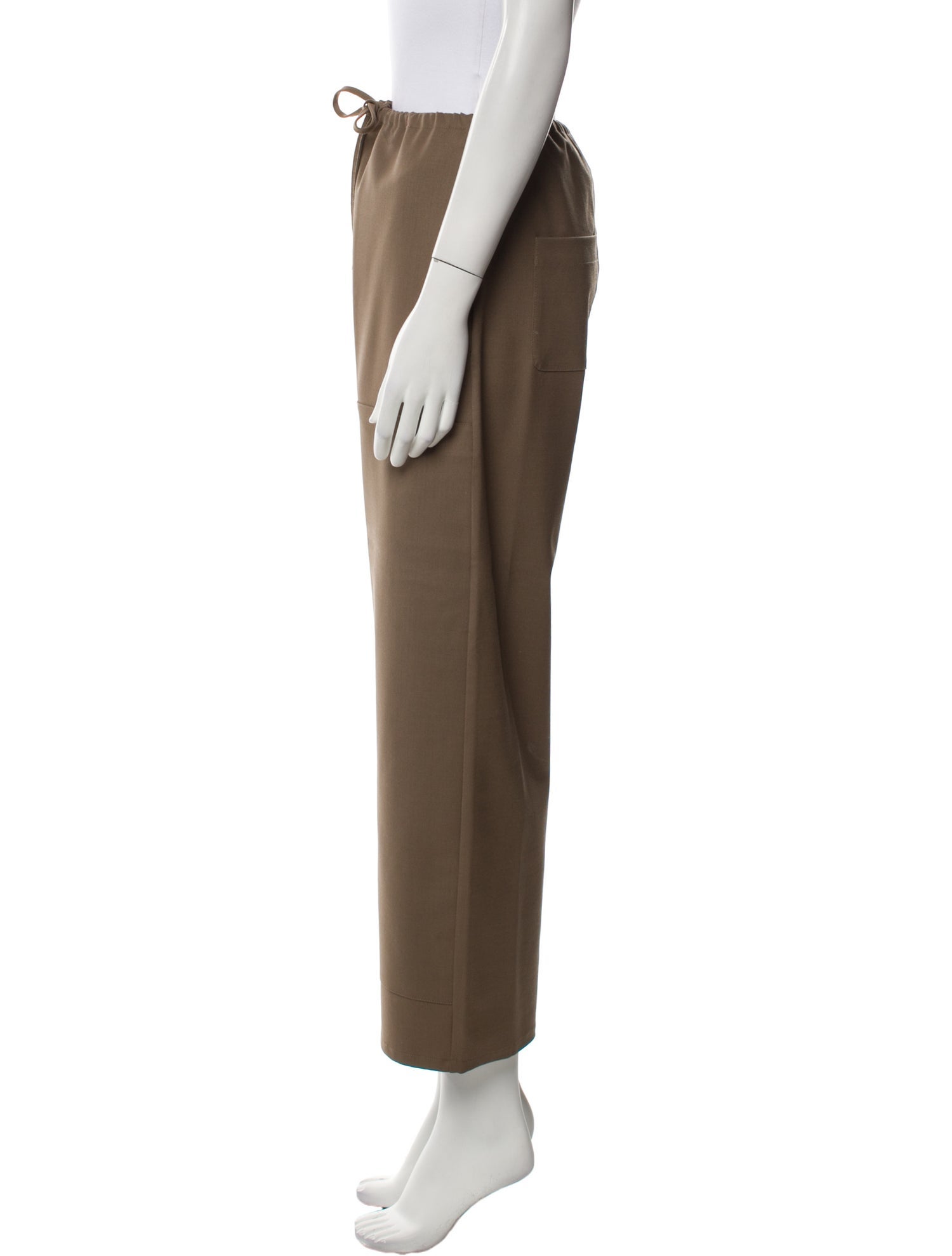 Leset Wool Wide Leg Pants