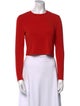 Leset Crew Neck Long Sleeve Crop Top