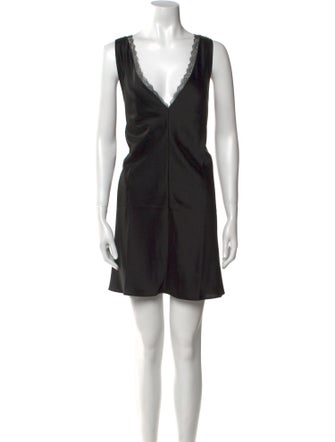 Leset V-Neck Mini Dress