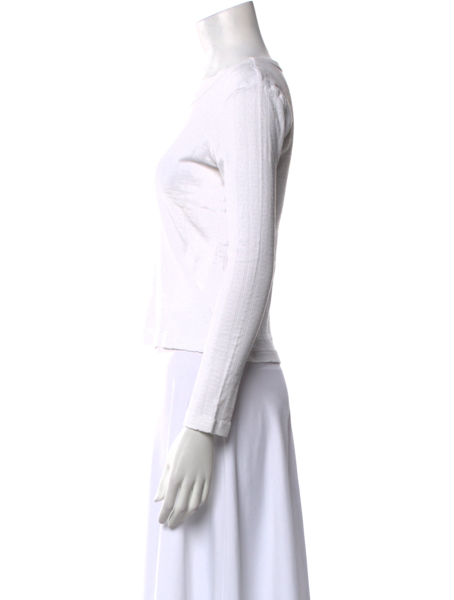 Leset Scoop Neck Three-Quarter Sleeve T-Shirt