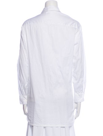 Leset Long Sleeve Button-Up Top