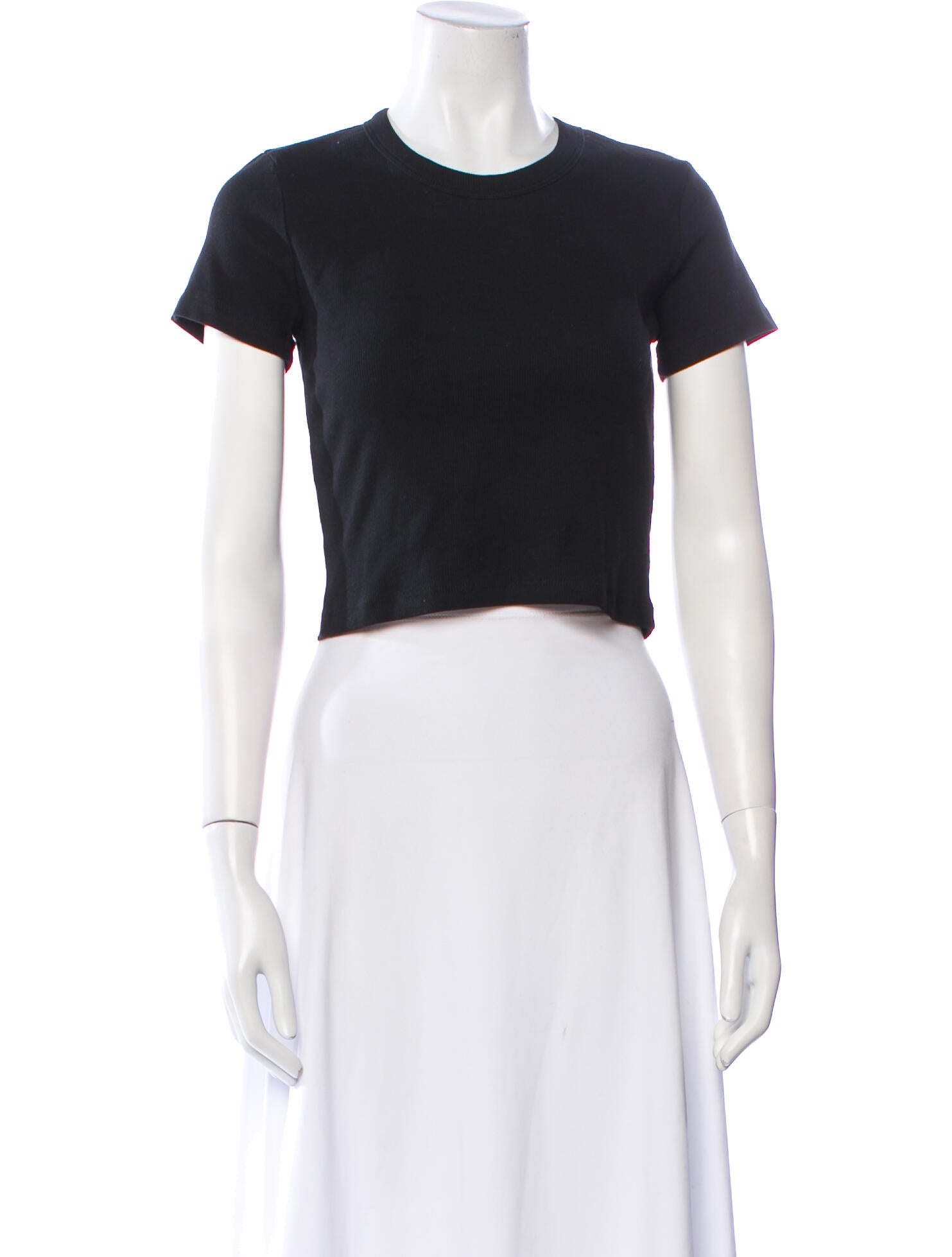 Leset Crew Neck Short Sleeve Crop Top w/ Tags