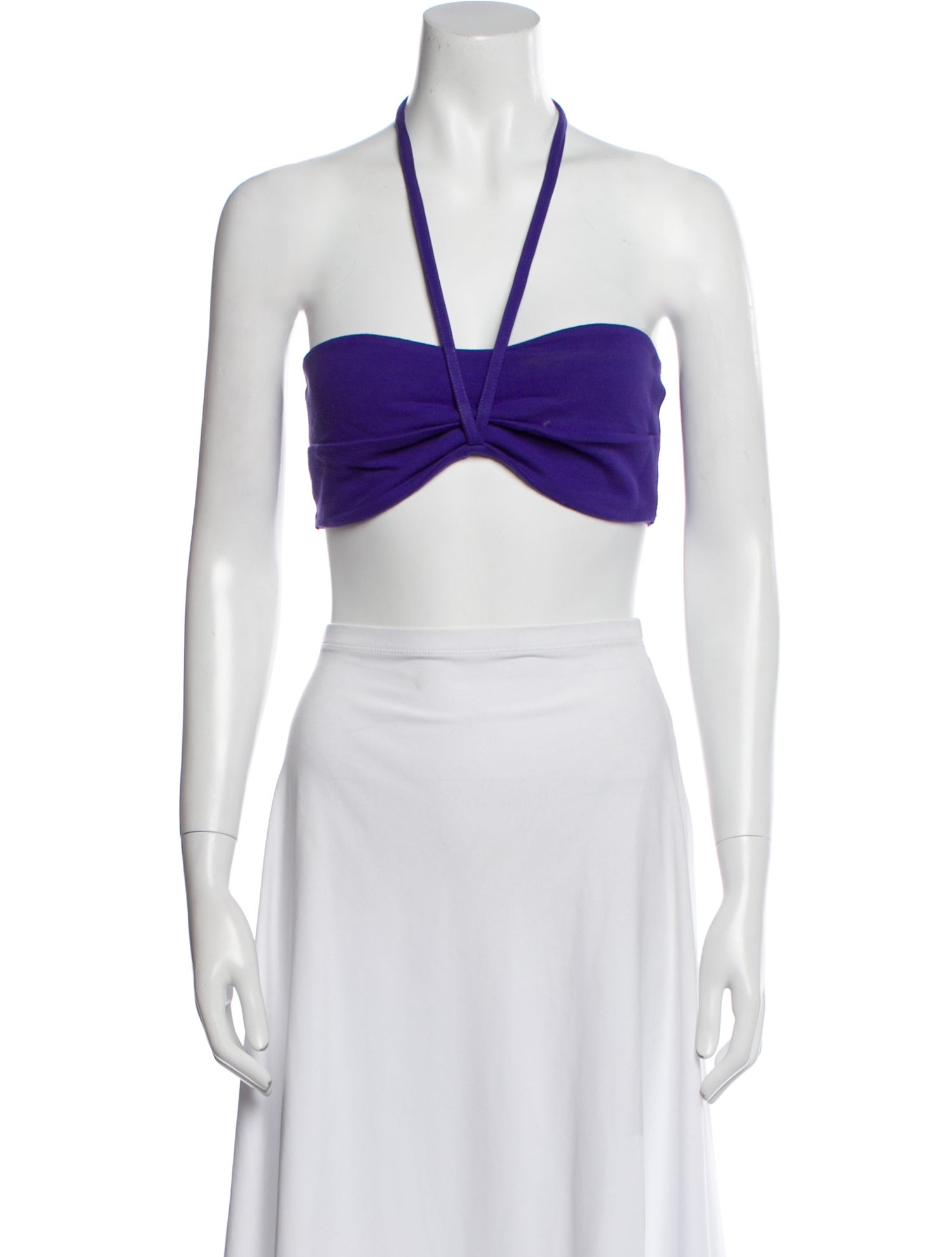 Leset Halterneck Sleeveless Crop Top