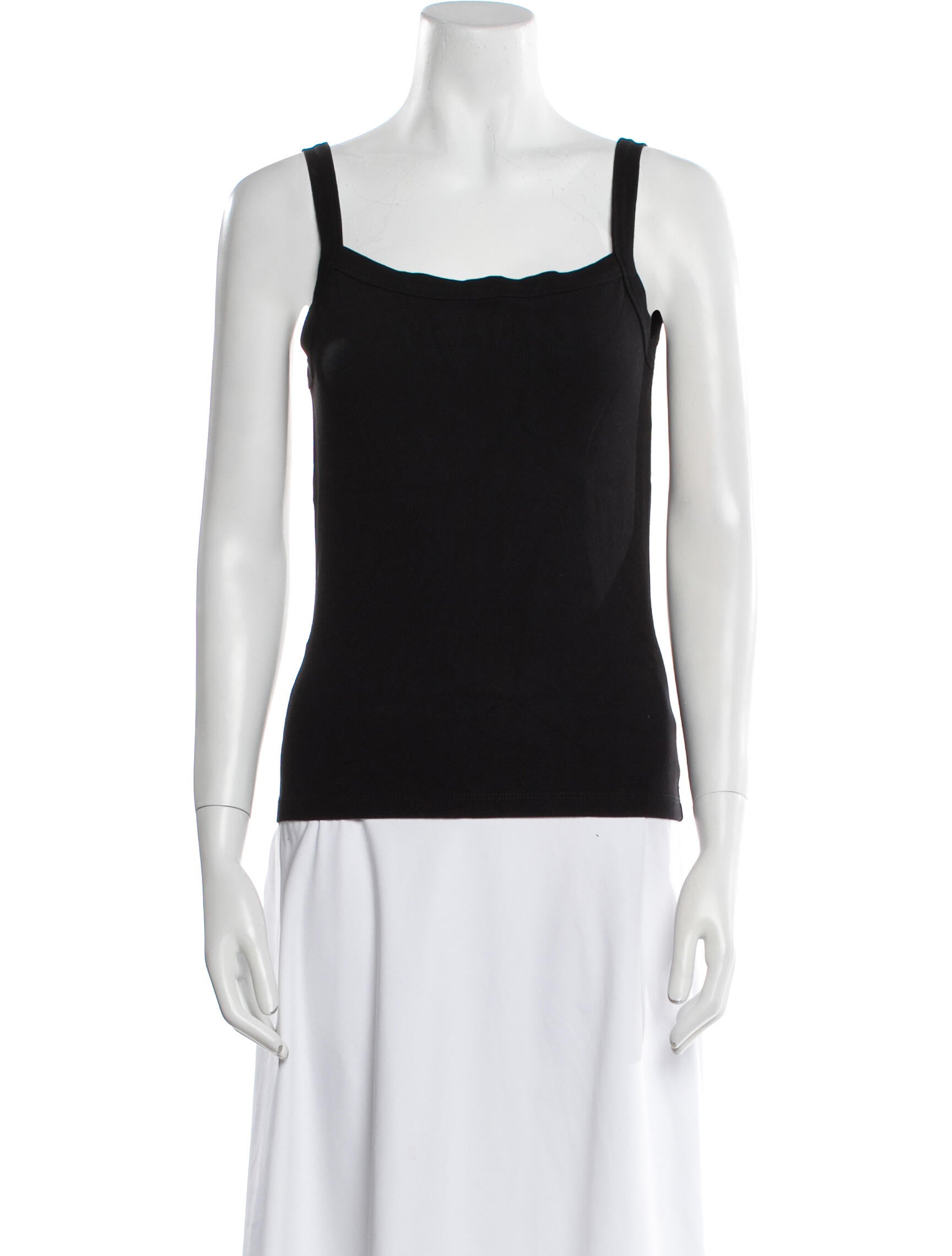 Leset Square Neckline Sleeveless Top
