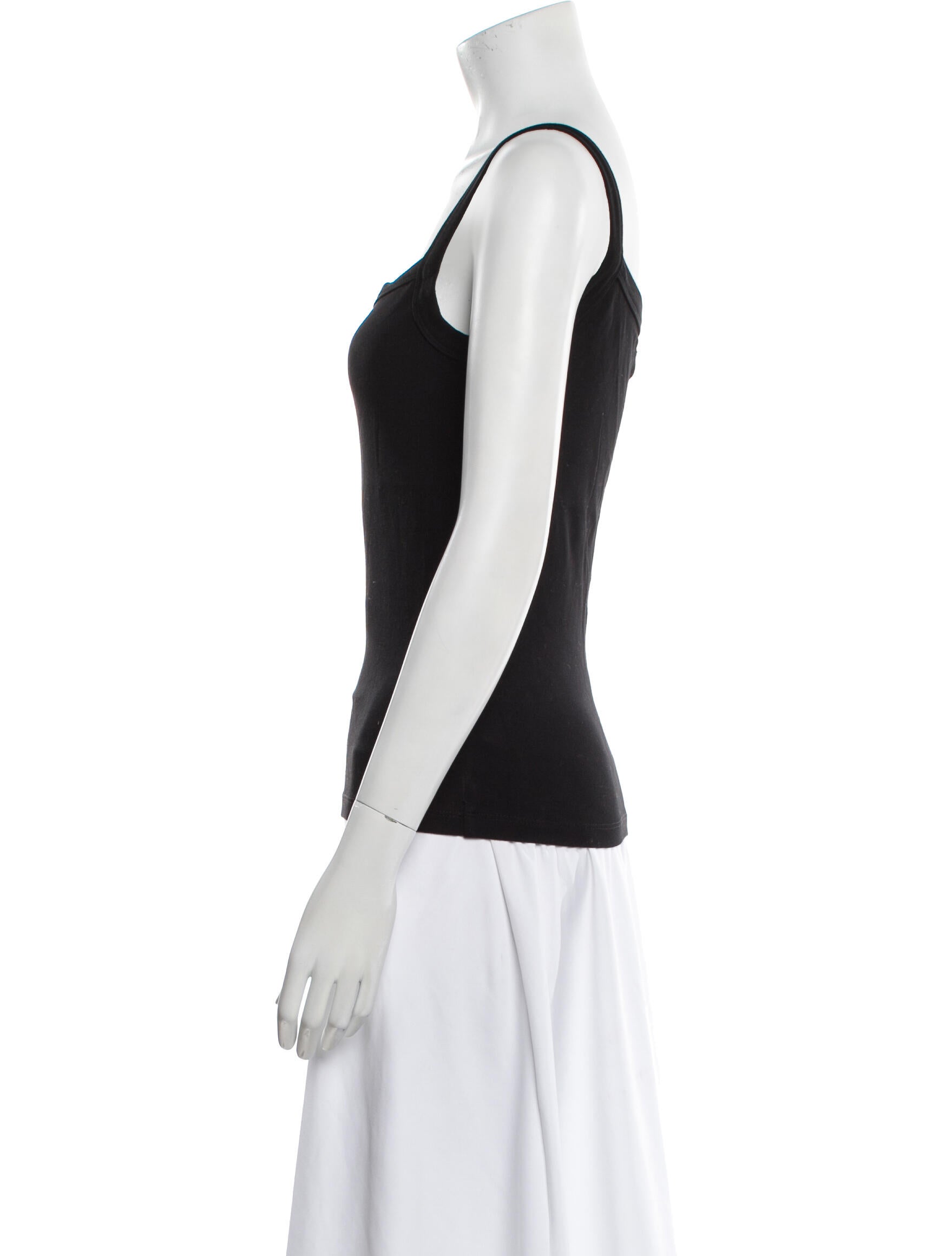 Leset Square Neckline Sleeveless Top