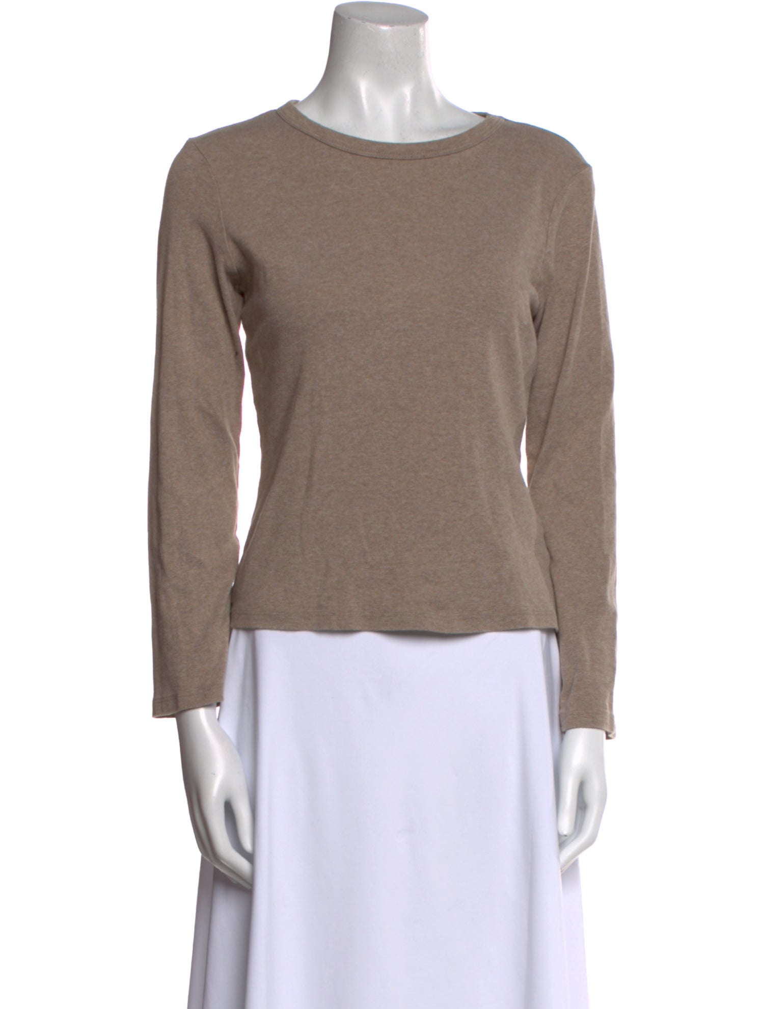 Leset Bateau Neckline Long Sleeve Top