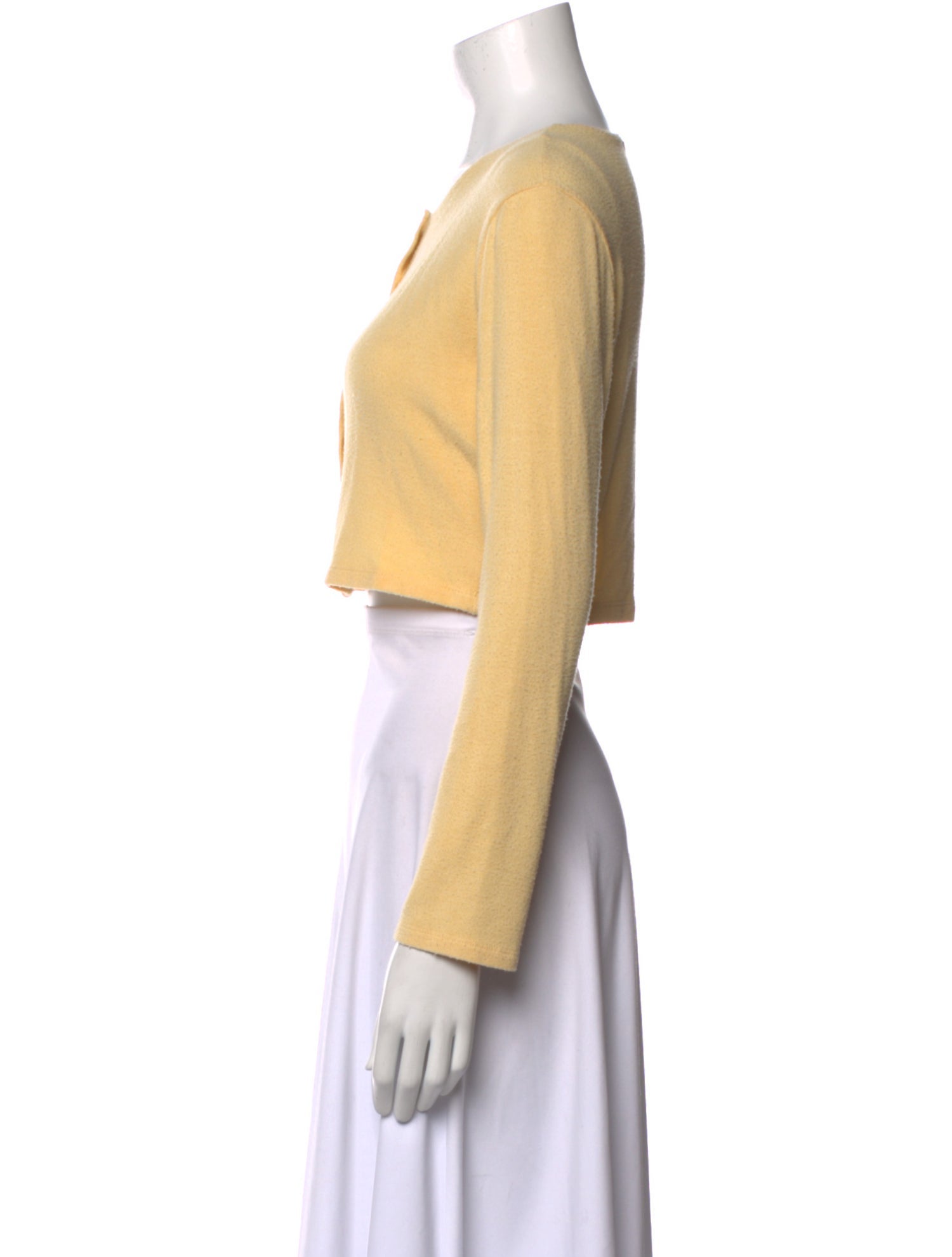 Leset Crew Neck Long Sleeve Crop Top