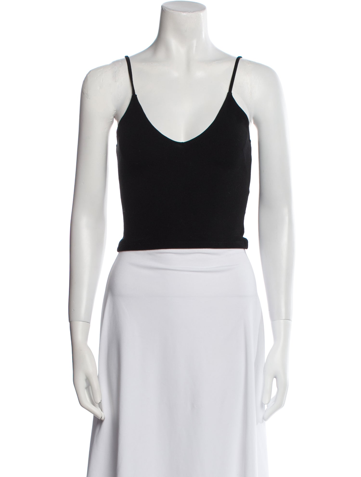 Leset Scoop Neck Sleeveless Crop Top