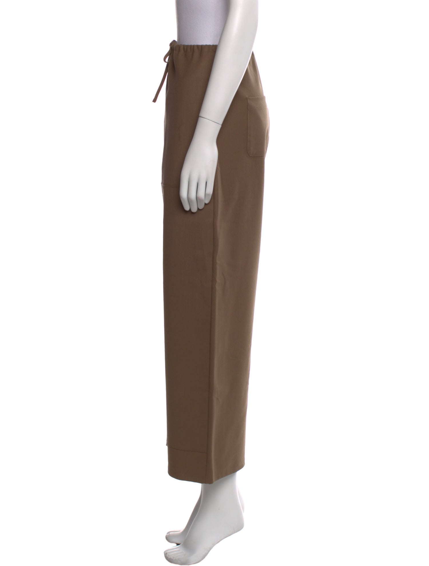 Leset Wool Wide Leg Pants