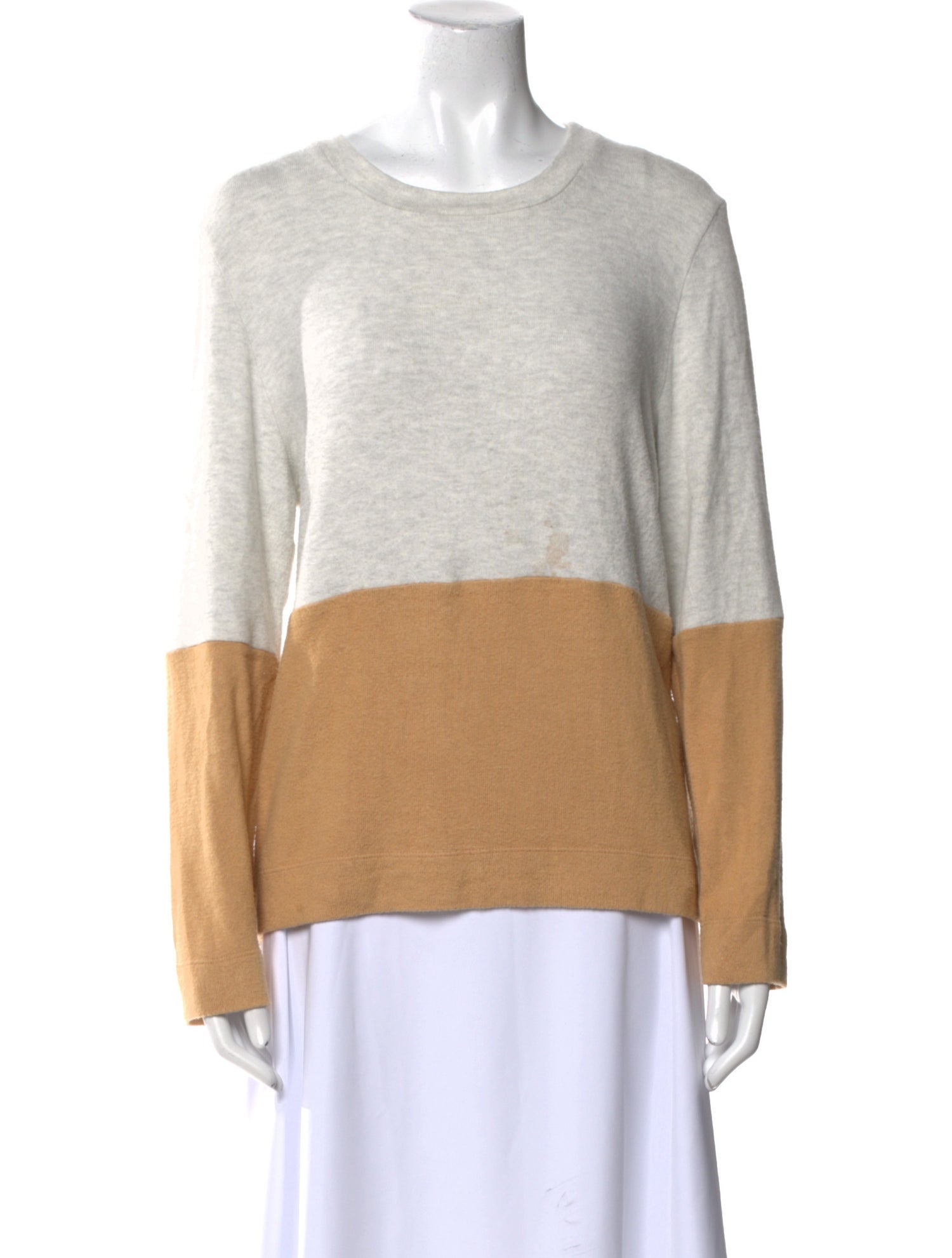 Leset Colorblock Pattern Crew Neck Sweatshirt
