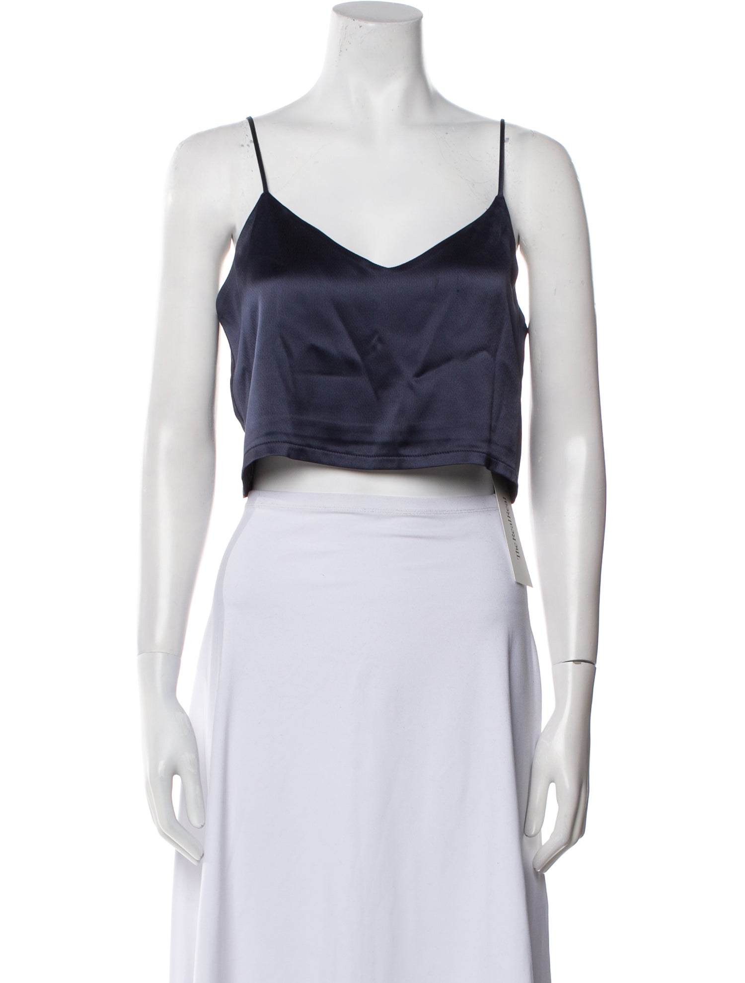 Leset V-Neck Sleeveless Crop Top