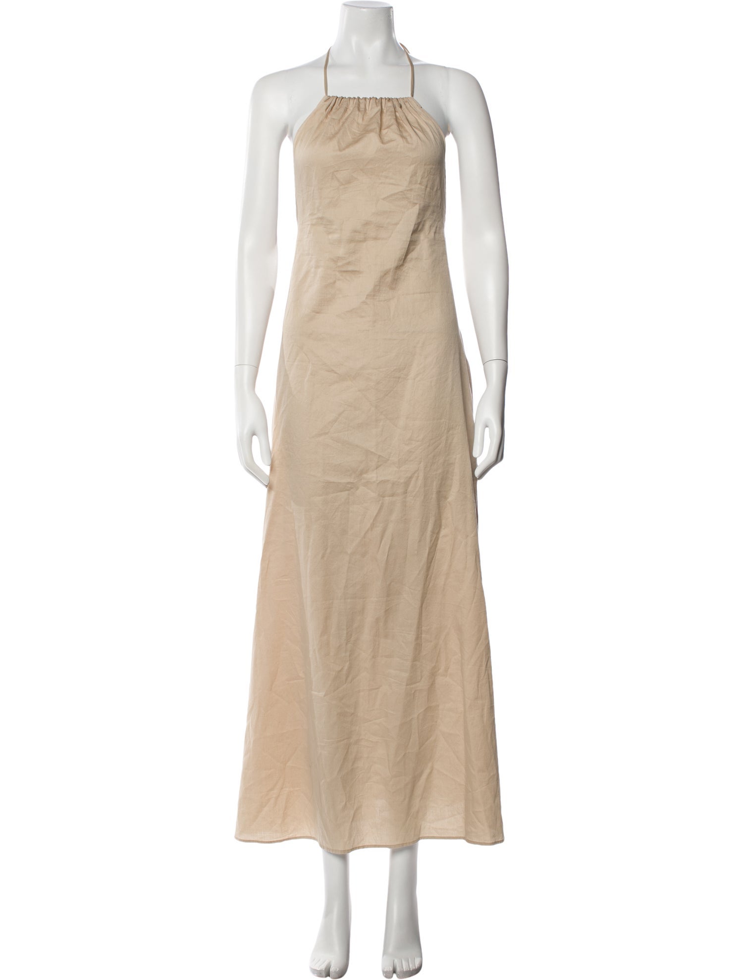 Leset Square Neckline Midi Length Dress