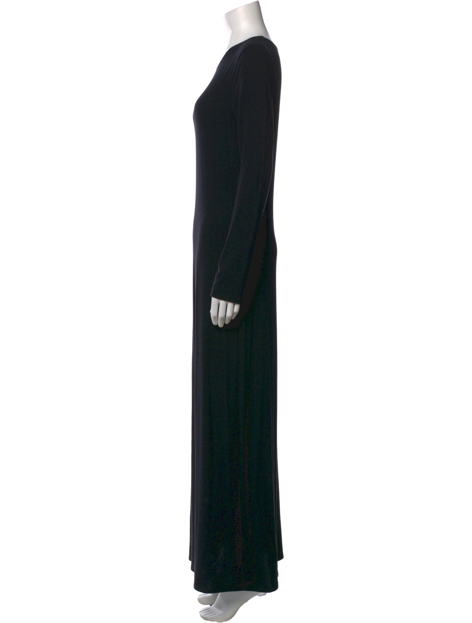 Leset Crew Neck Long Dress